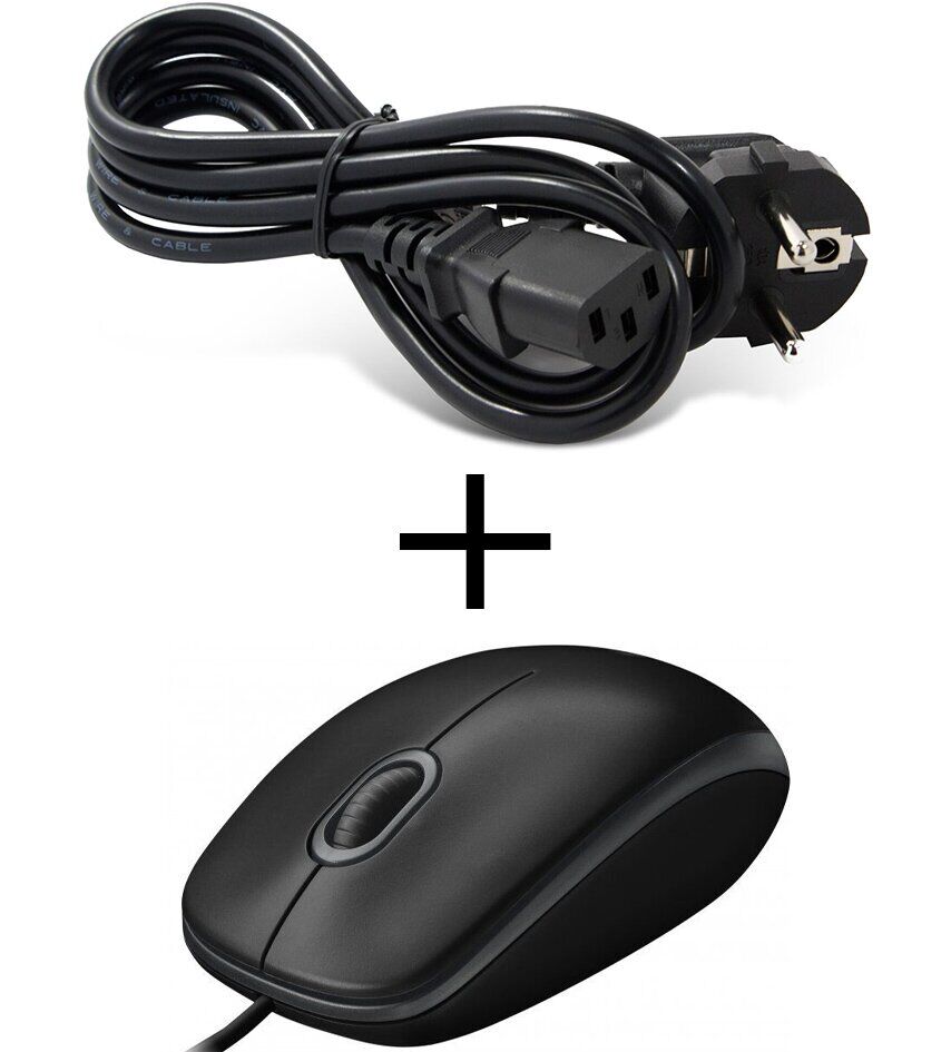Кабель питания + проводная мышь