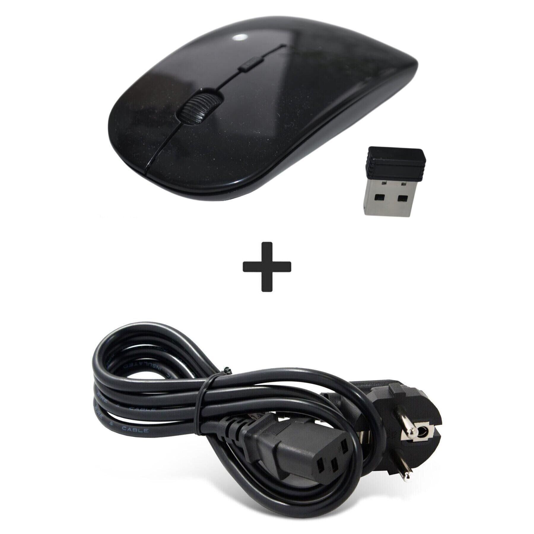 Нова бесдротова мишка + Кабель живлення