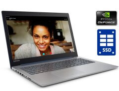 Ноутбук Б-клас Lenovo IdeaPad 320-15ISK / 15.6 (1366x768) TN / Intel Core i3-6006U (2 (4) ядра по 2.0 GHz) / 8 GB DDR4 / 480 GB SSD / nVidia GeForce 920MX, 2 GB DDR3, 64-bit / WebCam / Win 10 Home