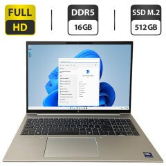 Ультрабук HP EliteBook 860 G11 / 16" (1920x1200) IPS / Intel Core Ultra 5 125U (12 (14) ядер по 1.3 - 4.3 GHz) / 16 GB DDR5 / 512 GB SSD M.2 / Intel Graphics / WebCam / Fingerprint