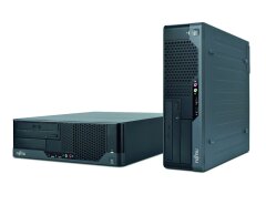 Системный блок Fujitsu ESPRIMO E5731 E-Star5 SFF / Intel Core 2 Quad Q8200 (4 ядра по 2.33 GHz) / 4 GB DDR3 / 250 GB HDD / Intel GMA x4500 Graphics /  USB 2.0 / VGA / DWD-ROM + Win 7