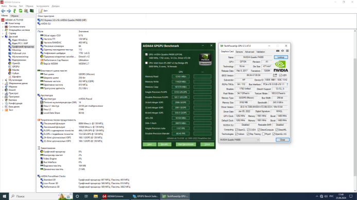 Дискретна відеокарта nVidia Quadro P4000, 8 GB GDDR5, 256-bit / 4x DisplayPort