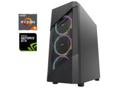 Ігровий ПК DarkFlash Pollux Tower / AMD Ryzen 5 5500 (6 (12) ядер по 3.6 - 4.2 GHz) / 16 GB DDR4 / 512 GB SSD M.2 / nVidia GeForce GTX 1070, 8 GB GDDR5, 256-bit / 750W