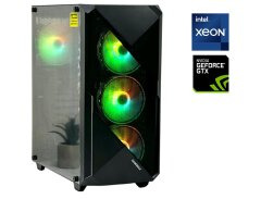 Игровой ПК GameMax Tower / Intel Xeon E5-2673 v3 (12 (24) ядер по 2.4 - 3.1 GHz) / 16 GB DDR4 / 256 GB SSD M.2 + 1000 GB HDD / nVidia GeForce GTX 1070 Ti, 8 GB GDDR5, 256-bit / 550W