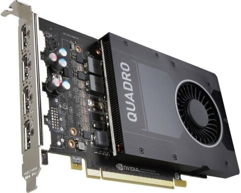 Дискретна відеокарта nVidia Quadro P2200, 5 GB GDDR5X, 160-bit / 4x DisplayPort