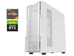Ігровий ПК DarkFlash DK431 White Color Tower / AMD Ryzen 5 5600 (6 (12) ядер по 3.5 - 4.4 GHz) / 32 GB DDR4 / 1000 GB SSD M.2 / nVidia GeForce RTX 3080, 10 GDDR6X, 320-bit / 850W
