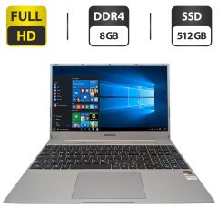 Ноутбук Medion Akoya E15301 / 15.6" (1920x1080) IPS / AMD Ryzen 7 3700U (4 (8) ядра по 2.3 - 4.0 GHz) / 8 GB DDR4 / 512 GB SSD M.2 / AMD Radeon RX Vega 10 Graphics / WebCam