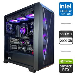 Сборка под заказ: игровой ПК Xilence Xilent X X912 ARGB Tower / Intel Core i7-13700K (10 (24) ядер по 2.5 - 5.4 GHz) / 64 GB DDR5 / 2000 GB SSD M.2 / nVidia GeForce RTX 3090, 24 GB GDDR6X, 384-bit / 850W