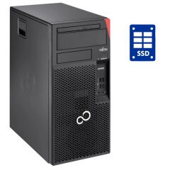 ПК Б-клас Fujitsu Esprimo P557 E85 Tower / Intel Pentium G4400 (2 ядра по 3.3 GHz) / 4 GB DDR4 / 120 GB SSD / Intel HD Graphics 510