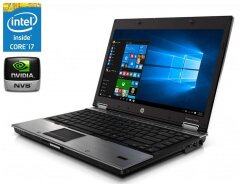 Ноутбук HP EliteBook 8440p / 14" (1600x900) TN / Intel Core i5-520M (2 (4) ядра по 2.4 - 2.93 GHz) / 4 GB DDR3 / 250 GB SSD / nVidia NVS 3100M, 512 MB GDDR3, 64-bit / WebCam / DVD-ROM