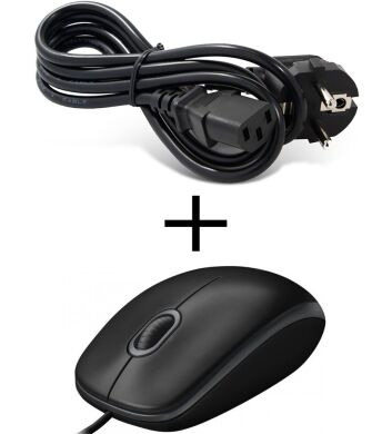 Кабель питания + проводная мышь