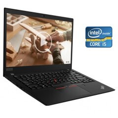Ультрабук Lenovo ThinkPad T490s / 14" (1920x1080) IPS Touch / Intel Core i5-8365U (4 (8) ядра по 1.6 - 4.1 GHz) / 16 GB DDR4 / 512 GB SSD / Intel UHD Graphics / WebCam / Win 10 Pro