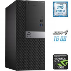 Игровой ПК Dell OptiPlex 5050 Tower / Intel Core i5-6500 (4 ядра по 3.2 - 3.6 GHz) / 16 GB DDR4 / 500 GB SSD / nVidia GeForce GTX 1060, 6 GB GDDR5, 192-bit + Windows 10 в подарок