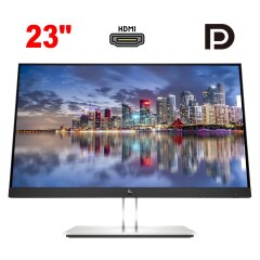 Монитор HP E23 G4 / 23" (1920x1080) IPS / 1x HDMI, 1x DP, 1x VGA, 4x USB 3.2 / VESA 100x100 / Pivot