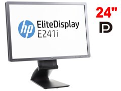Монитор HP EliteDisplay E241i / 24" (1920x1200) IPS / 1x DP, 1x DVI, 1x VGA, 3x USB 2.0 / VESA 100x100 / Pivot