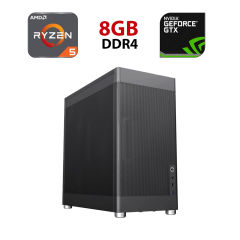 Новый игровой ПК Forsage Mesh Box Tower / AMD Ryzen 5 5500 (6 (12) ядер по 3.6 - 4.2 GHz) / 8 GB DDR4 / 480 GB SSD / nVidia GeForce GTX 1070 Ti, 8 GB GDDR5, 256-bit