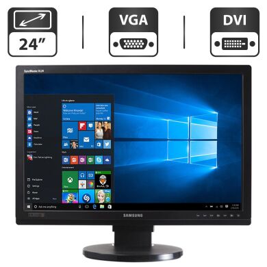 Монитор Samsung XL24 / 24" (1920x1200) TN / DVI / VESA 200x100 + Кабель питания Монитор Samsung XL24 / 24" (1920x1200) TN / DVI / VESA 200x100 + Кабель питания