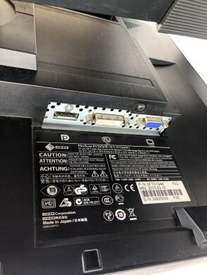 Монитор EIZO FlexScan EV2436W / 24" (1920x1200) IPS / DP, VGA, DVI + Кабель питания