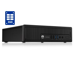 Неттоп Б-класс HP EliteDesk 800 G1 USFF / Intel Core i3-4150 (2 (4) ядра по 3.5 GHz) / 4 GB DDR3 / 120 GB SSD / Intel HD Graphics 4400