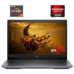 Ігровий ноутбук Б-клас Dell G5 5505 / 15.6" (1920x1080) IPS / AMD Ryzen 7 4800H (8 (16) ядер по 2.9 - 4.2 GHz) / 8 GB DDR4 / 256 GB SSD / AMD Radeon RX 5600M, 6 GB GDDR6, 192-bit / WebCam