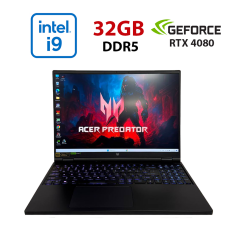 Ігровий ноутбук Acer Predator Helios 16 PH16-71 / 16" (2560x1600) IPS / Intel Core i9-13900HX (24 (32) ядер по 2.2 - 5.4 GHz) / 32 GB DDR5 / 1000 GB SSD / nVidia GeForce RTX 4080, 12 GB GDDR6, 192-bit / WebCam