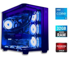 Игровой ПК Tower / Intel Core i5-14600KF (14 (20) ядер по 3.5 - 5.3 GHz) / 32 GB DDR5 / 1000 GB SSD / AMD Radeon RX 6900 XT, 16 GB GDDR6, 256-bit