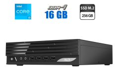 Неттоп MSI PRO DP21 12M-407U USFF / Intel Core i3-12100 (4 (8) ядра по 3.3 - 4.3 GHz) / 16 GB DDR4 / 256 GB SSD / Intel UHD Graphics 730 / COM-порт