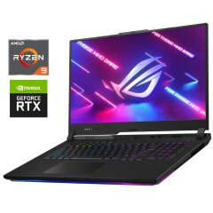 Игровой ноутбук Asus ROG Strix SCAR 17 G733PYV / 17.3&rdquo; (2560x1440) IPS / AMD Ryzen 9 7945HX3D (16 (32) ядер по 2.3 - 5.4 GHz) / 32 GB DDR5 / 2000 GB SSD / nVidia GeForce RTX 4090, 16 GB GDDR6, 256-bit / WebCam / Win 11 Pro