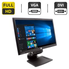 Монитор HP Compaq LA2206xc / 22" (1920x1080) TN / DisplayPort, DVI, VGA, USB-Hub, Audio / Встроенные колонки 2x 1.0W / VESA 100x100 + Кабели (VGA, DVI, DisplayPort на выбор) и питания в комплекте