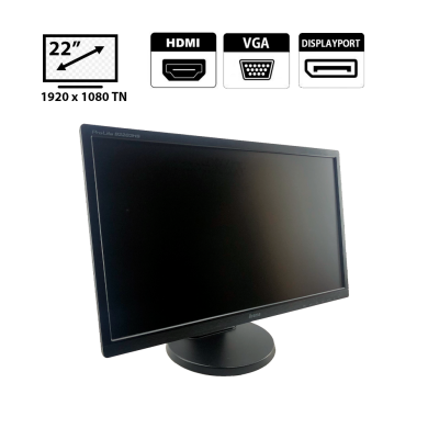 Монітор Iiyama E2283H / 22" (1920x1080) TN / VGA, DP, HDMI Монітор Iiyama E2283H / 22" (1920x1080) TN / VGA, DP, HDMI