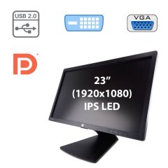 Монитор HP EliteDisplay E231e / 23" (1920x1080) TN / DP, DVI-D, VGA, USB-Hub