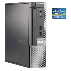 Неттоп Б-класс Dell Optiplex 9020 USFF / Intel Core i5-4590S (4 ядра по 3.0 - 3.7 GHz) / 8 GB DDR3 / 240 GB SSD / Intel HD Graphics 4600 / DVD-RW