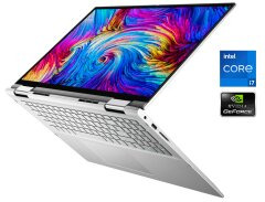Ігровий ноутбук-трансформер Dell Inspiron 17 7706 / 17.3" (2560x1600) IPS Touch / Intel Core i7-1165G7 (4 (8) ядра по 1.2 - 4.7 GHz) / 16 GB DDR4 / 512 GB SSD / nVidia GeForce MX350, 2 GB GDDR5, 64-bit / WebCam