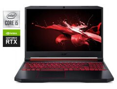 Ігровий ноутбук Б-клас Acer Nitro 5 AN515-55 / 15.6" (1920x1080) IPS / Intel Core i5-10300H (4 (8) ядра по 2.5 - 4.5 GHz) / 8 GB DDR4 / 256 GB SSD M.2 NVMe / nVidia GeForce RTX 3050, 4 GB GDDR6, 128-bit / WebCam