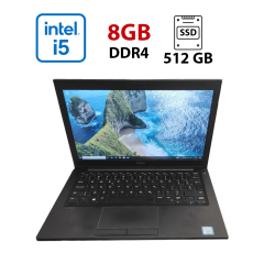 Нетбук Dell Latitude 7280 / 12.5" (1920x1080) IPS / Intel Core i5-7300U (2 (4) ядра по 2.6 - 3.5 GHz) / 8 GB DDR4 / 512 GB SSD / Intel HD Graphics 620 / WebCam / Windows 10 Pro Lic