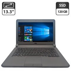 Ноутбук Dell Latitude 3350 / 13.3" (1366x768) TN / Intel Celeron 3215U (2 ядра по 1.7 GHz) / 8 GB DDR3 / 120 GB SSD / Intel HD Graphics / WebCam