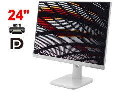 Монитор AOC 24P1 / 24" (1920x1080) IPS / 1x HDMI, 1x DisplayPort, 1x DVI, 1x VGA, 4x USB 3.0, 2x Audio / 2x 2.0W / VESA 100x100 / Pivot