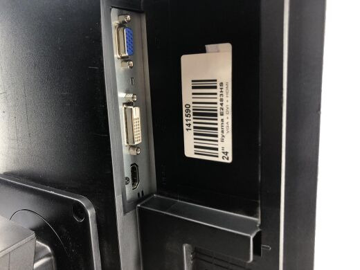 Монітор Iiyama XB2485WSU / 24" (1920x1200) IPS / VGA, DP, DVI, Audio + Кабель живлення