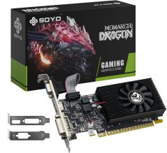 Новая дискретная видеокарта SOYO GeForce GT 740, 4 GB GDDR3, 128-bit / VGA, DVI, HDMI