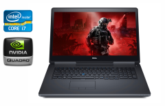 3 шт. Мобильных рабочих станций: Dell Precision 7720 / 17.3" (1920x1080) IPS / Intel Core i7-7820HQ (4 (8) ядра по 2.9 - 3.9 GHz) / 32 GB DDR4 / 512 GB SSD / nVidia Quadro P4000, 8 GB GDDR5, 256-bit / HDMI / Windows 10