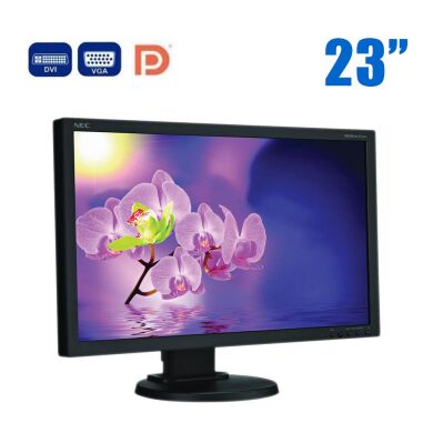Монитор NEC MultiSync E231W / 23" (1920x1080) TN / VGA, DVI, DisplayPort / VESA 100x100 