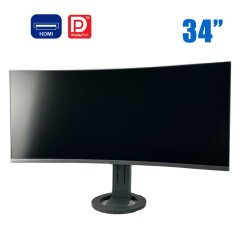 Монитор Samsung C34H890WJU / 34" (3440x1440) VA / HDMI, DisplayPort, Audio, USB 3.0 / VESA 100x100 