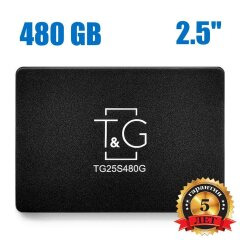 Новый твердотельный накопитель SSD T&G TG25S480G / 2.5" / 480 GB TLC / SATA III