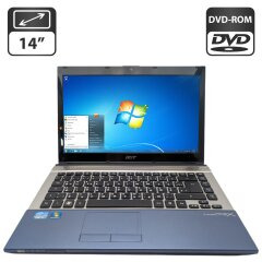Ноутбук Acer Aspire 4830T / 14" (1366x768) TN / Intel Core i3-2310M (2 (4) ядра по 2.1 GHz) / 8 GB DDR3 / 320 GB HDD / Intel HD Graphics 3000 / WebCam / DVD-ROM