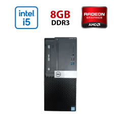 Комп'ютер Dell OptiPlex 5040 Tower / Intel Core i5-6500 (4 ядра по 3.2 - 3.6 GHz) / 8 GB DDR3 / 120 GB SSD / AMD Radeon HD 6450, 2 GB DDR3, 64-bit