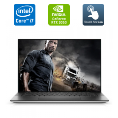 Игровой ноутбук Dell XPS 15 9510 / 15.6" (3456x2160) IPS Touch / Intel Core i7-11800H (8 (16) ядер по 2.3 - 4.6 GHz) / 32 GB DDR4 / 512 GB SSD / nVidia GeForce RTX 3050, 4 GB GDDR6, 128-bit / WebCam / Windows 11