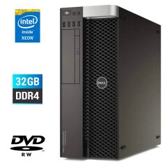 Системний блок Dell Precision 5810 Tower / Intel Xeon E5-1630 v4 (4 (8) ядра по 3.7 - 4.0 GHz) / 32 GB DDR4 ECC / no HDD / no video / 685W / DVD-RW