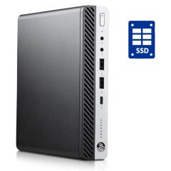 Неттоп HP ProDesk 400 G3 Mini USFF / Intel Core i3-7100T (2 (4) ядра по 3.4 GHz) / 8 GB DDR4 / NO HDD / Intel HD Graphics 630