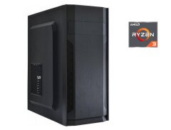 ПК Frontier Tower / AMD Ryzen 3 2200G (4 ядра по 3.5 - 3.7 GHz) / 8 GB DDR4 / 120 GB SSD / AMD Radeon Vega 8 Graphics / 500W