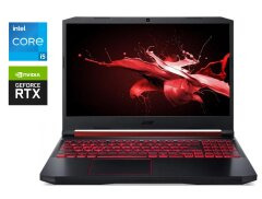 Ігровий ноутбук Б-клас Acer Nitro 5 AN515-55 / 15.6" (1920x1080) IPS / Intel Core i5-11400H (6 (12) ядeр по 2.7 - 4.5 GHz) / 16 GB DDR4 / 512 GB SSD NVMe / nVidia GeForce RTX 3050 Ti, 4 GB GDDR6, 128-bit / WebCam